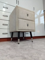 Ножки мебельные Черные с Серебром 200мм/4шт