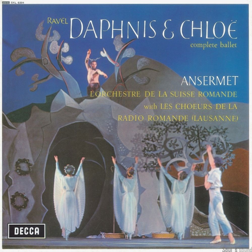 Ernest Ansermet, Orchestre De La Suisse Romande / Ravel: Daphnis Et Chloe Complete Ballet (LP)