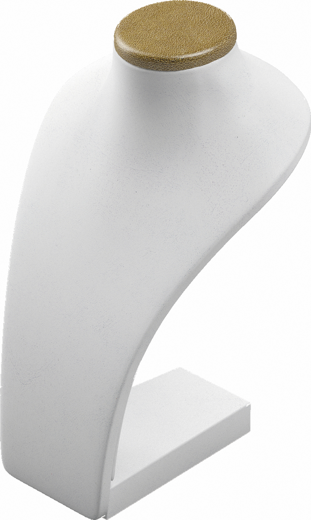 Бюст объемный изогнутый/округлые плечики/ф.№5 (резинка)/Н-160 мм.