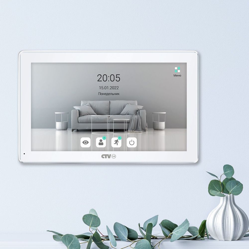 HD видеодомофон CTV-IM1030W Cloud 10 W