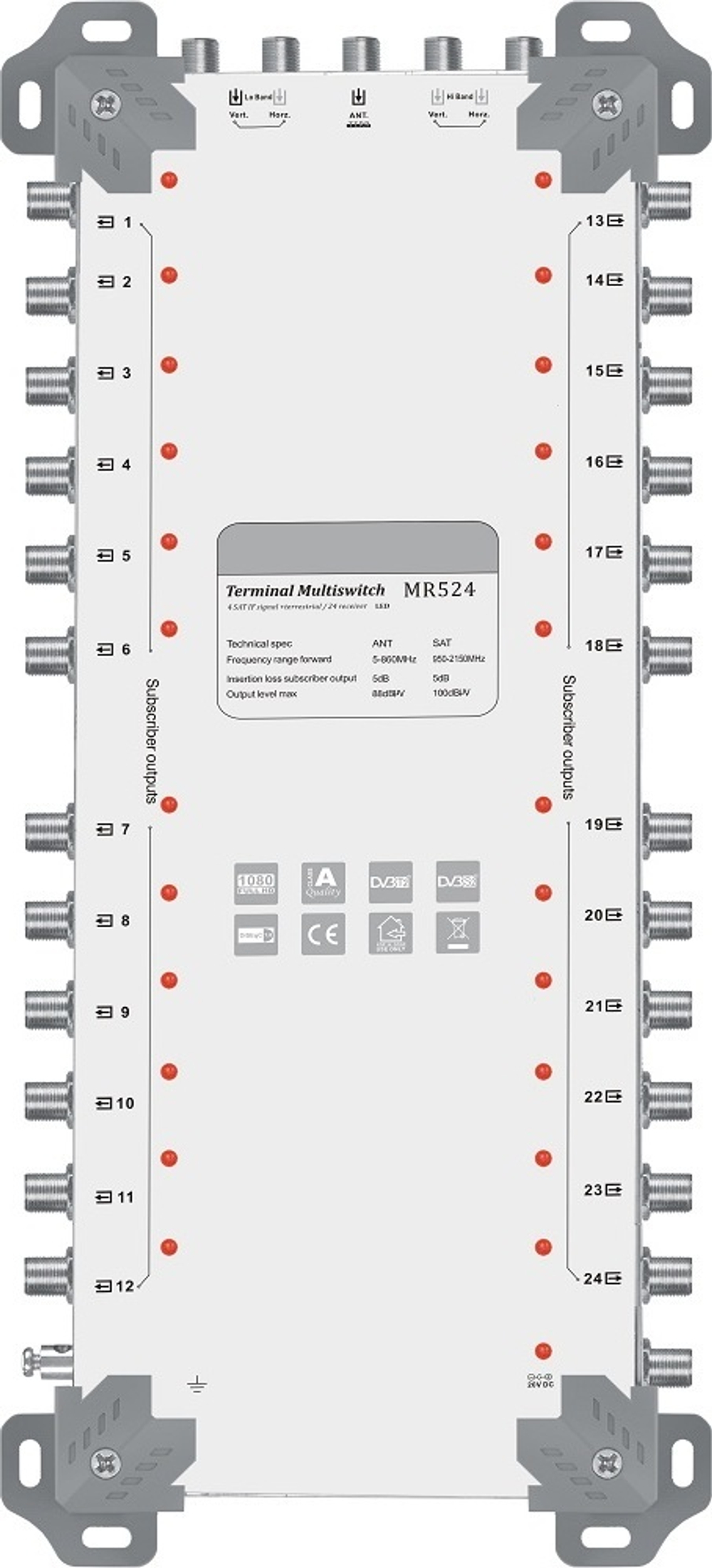 Мультисвитч TERRA MR524