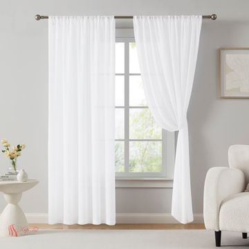 Тюль креп-шифон (Белый)