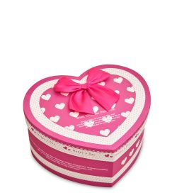 WG-54/1-D Коробка подарочная «Сердце» цв.красный