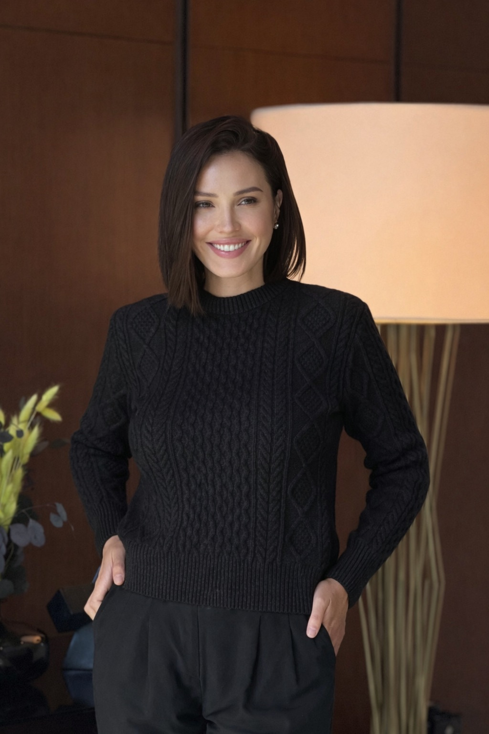 ПРЕДЗАКАЗ, свитер в черном цвете