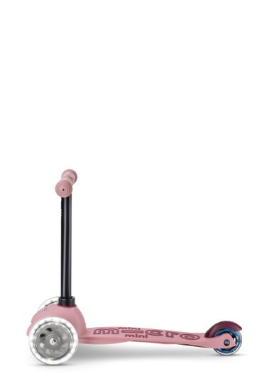 Самокат-качалка Mini Micro Deluxe Rock & Go LED, пудрово-розовый