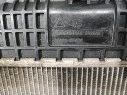 Радиатор двигателя Chery Tiggo 7 Pro 20-нв Б/У Оригинал 302001044AA