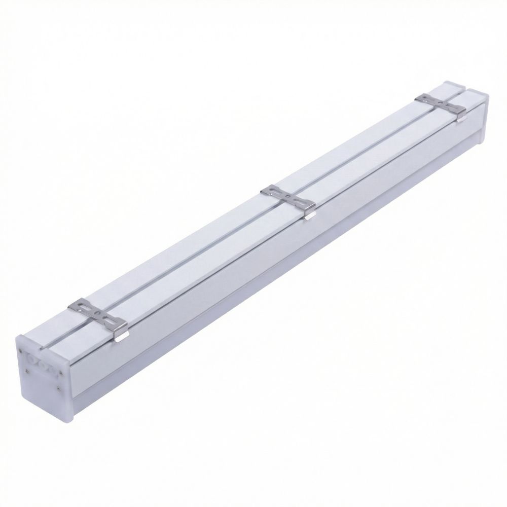 ULO-N10A-40W-4000K-L120 IP40 WHITE Светильник линейный светодиодный подвесной. Прямой. 120см. Белый свет 4000K. 2000Лм. Алюминий. Цвет белый. TM Uniel