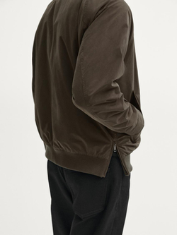 Massimo Dutti Бомбер, темный хаки