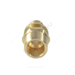Муфта для PE-X труб аксиальная латунь Дн 20х3/4" НР РОС