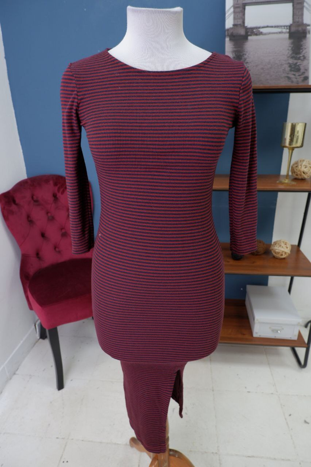 Платье Atmosphere в полоску 36 размер