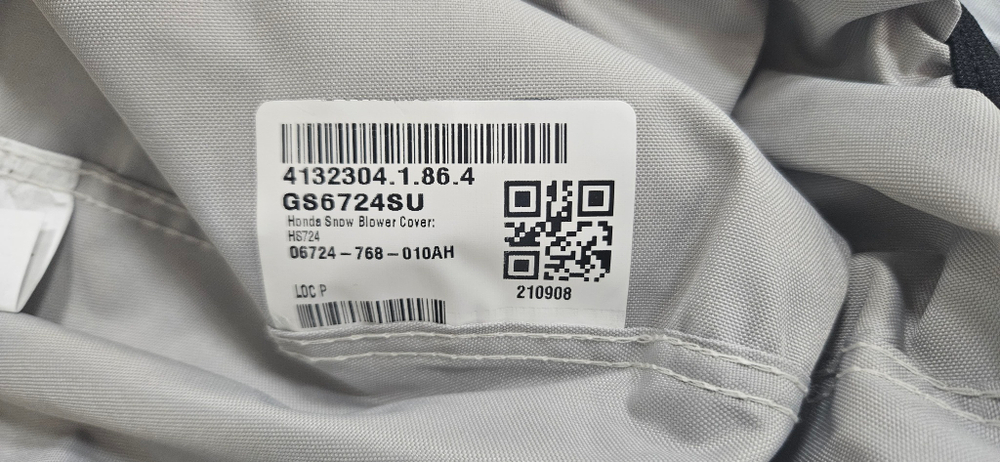 Чехол для снегоуборщиков HSS622-655 Honda 06724-768-010AH