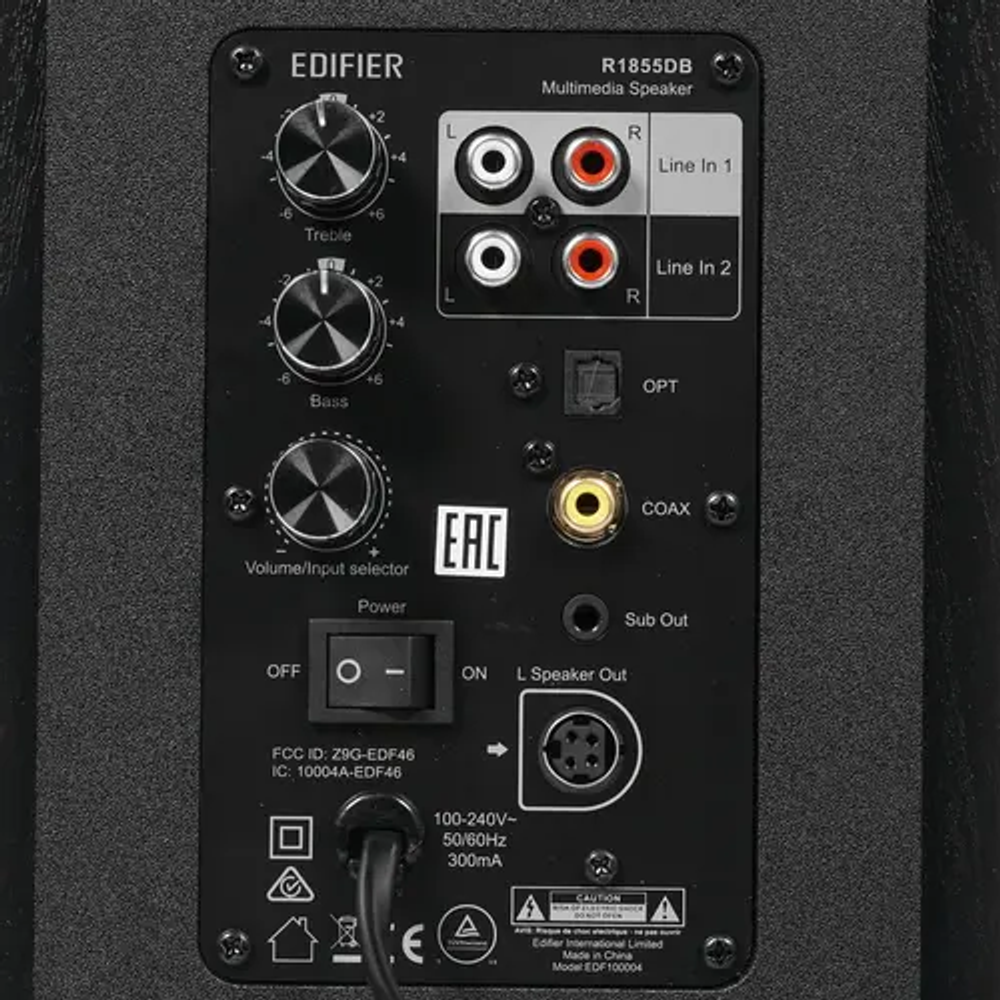 Компьютерная акустика 2.0 Edifier R1855DB Matte Black