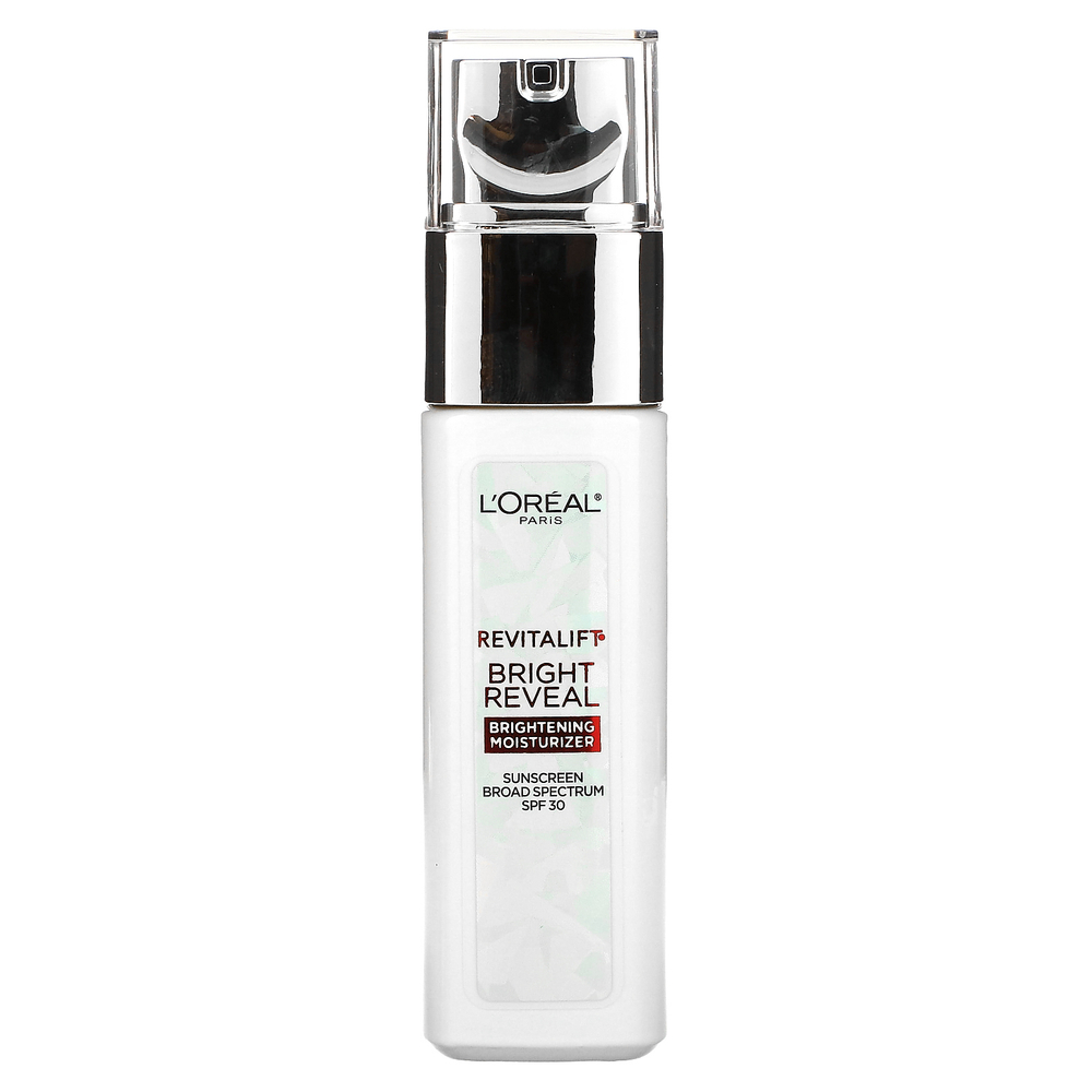 L'Oréal, Revitalift Bright Reveal, осветляющее дневное увлажняющее средство, SPF 30, 30 мл (1 жидк. Унция)