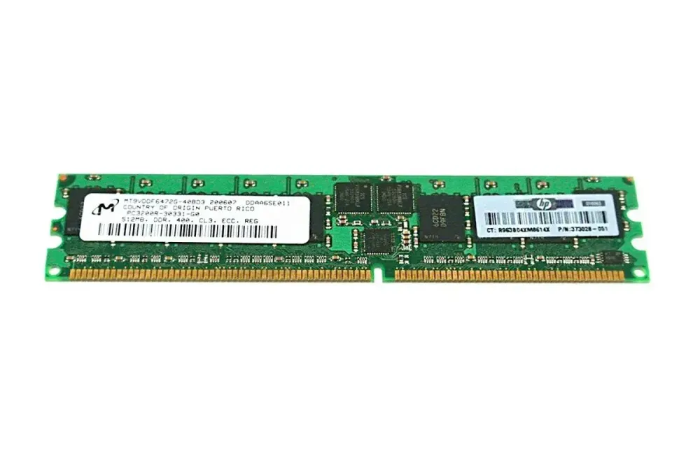 Оперативная память HP 512Mb 400MHz DDR PC3200 REG ECC SDRAM DIMM 378913-005