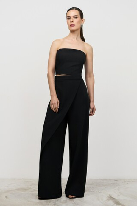 Брюки с запахом