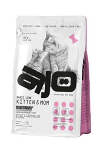 AJO Mother & Kitten Индейка 400гр.