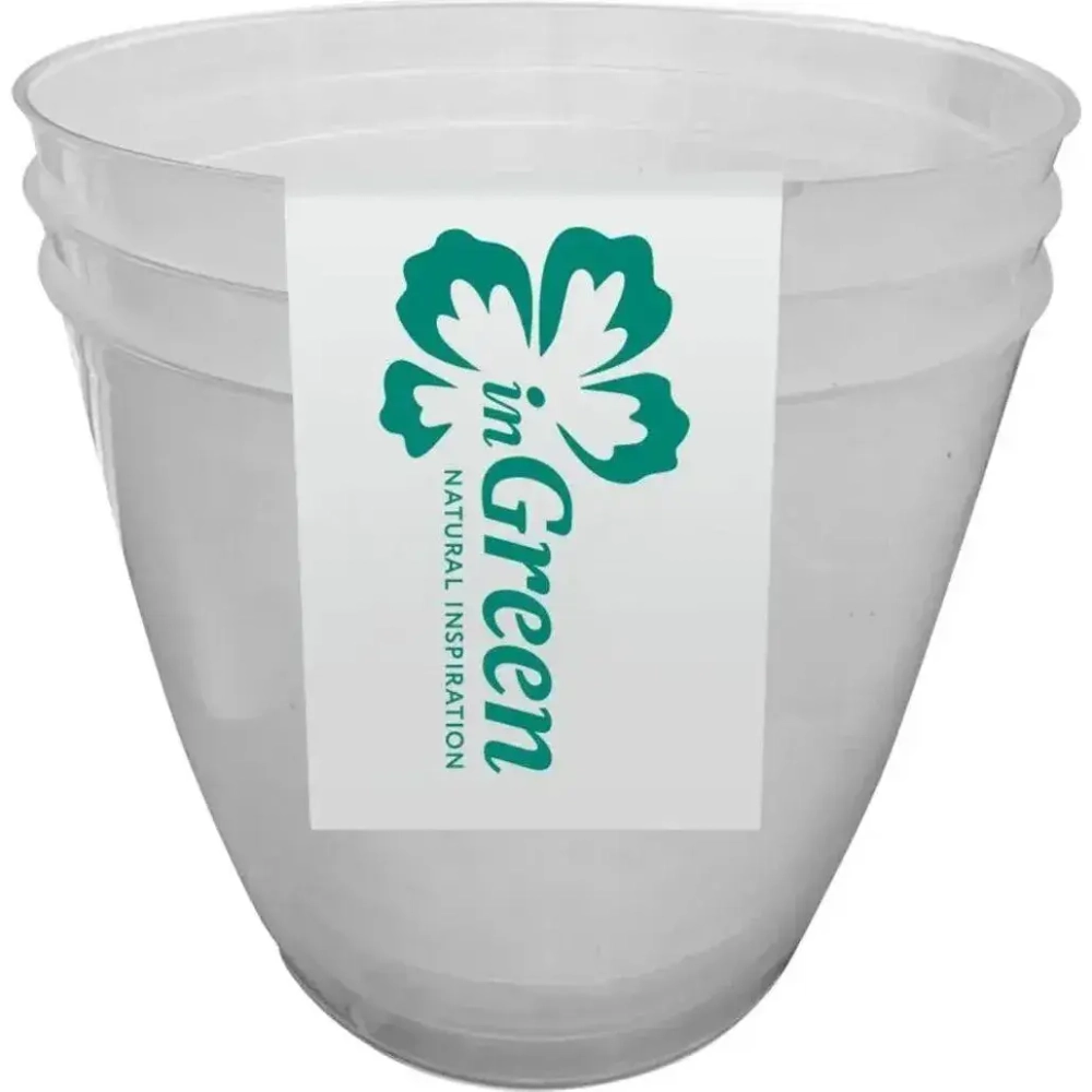 Набор горшков для пикирования рассады InGreen 3шт., 1,4 л, прозрачный