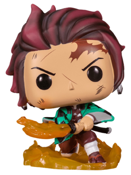 Фигурка Funko POP! Animation Demon Slayer Tanjiro Kamado Hinokami Kagura Dance (светится в темноте) Chase (Exc)