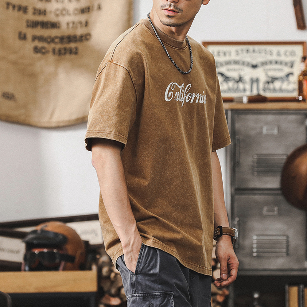 Футболка Kalifornia с короткими рукавами для мужчин от бренда Jerryeno