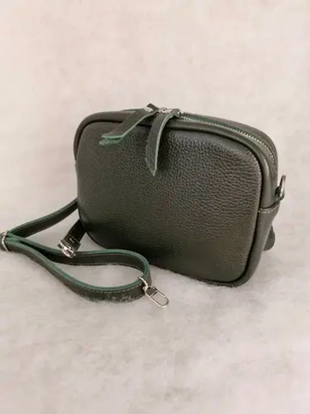 Сумка из натуральной кожи через плечо