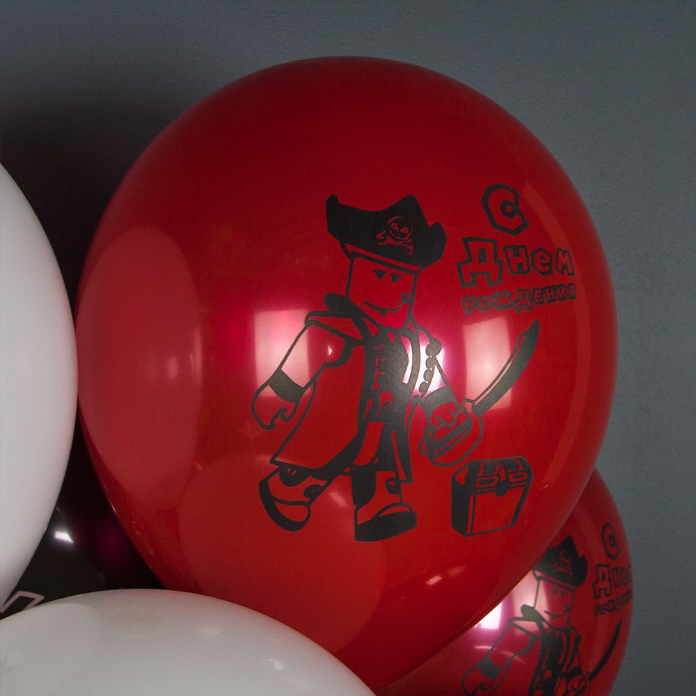 Шар (12''/30 см) Роблокс, С Днем Рождения!, Ассорти, пастель, 2 ст, 25 шт.