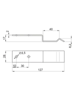 Фиксатор роликовой опоры 507, 2 шт