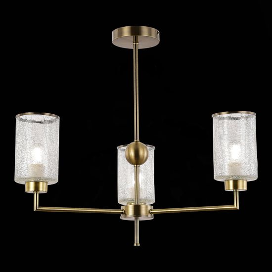 SLE1046-302-03 Светильник потолочный Бронза/Прозрачный E27 3*60W VESTRE