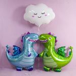 Шар (27"/69 см) Фигура, Облако, Белый 1 шт.