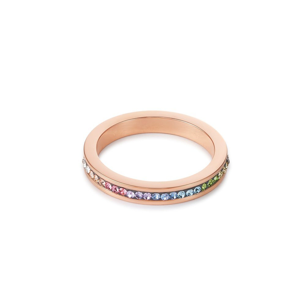 Кольцо Coeur de Lion Multicolour Pastel 0229/40-1522 56 цвет мультиколор, золотой