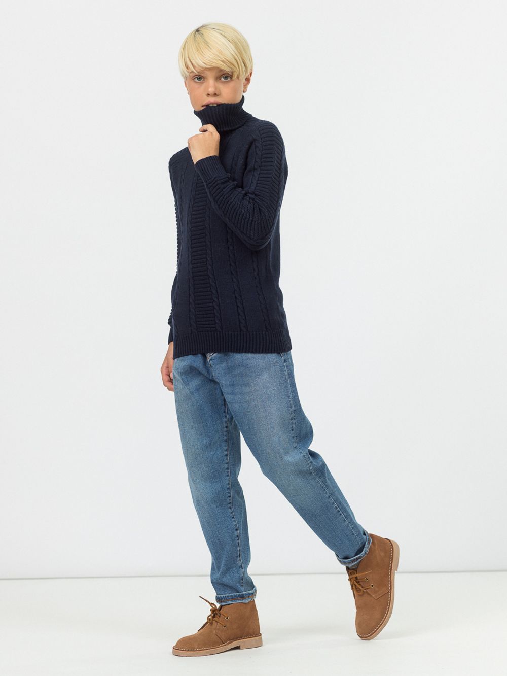 Джемпер для мальчика AT440 синий