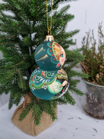 Матрешка стеклянная "Лягушка Царевна"