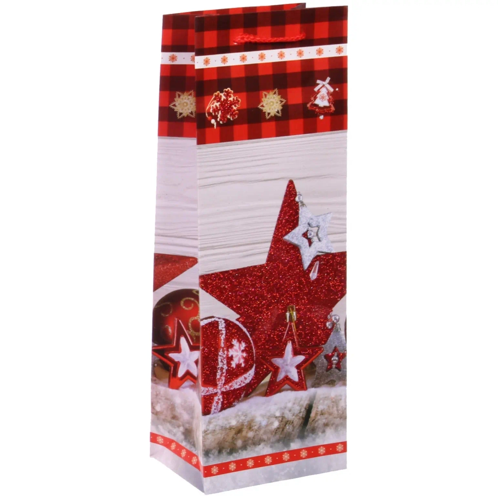 Пакет под бутылку «Чудесная история» 12*35*9 см