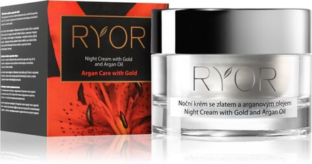RYOR Argan Care with Gold - ночной крем с золотом и аргановым маслом /   50  ml  / GTIN 8594007970388