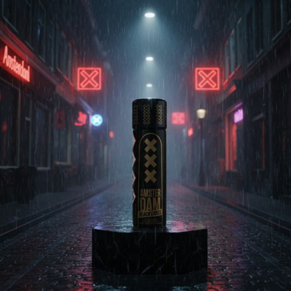 Попперс Amsterdam XXX Black Label - Amyl 24 мл.