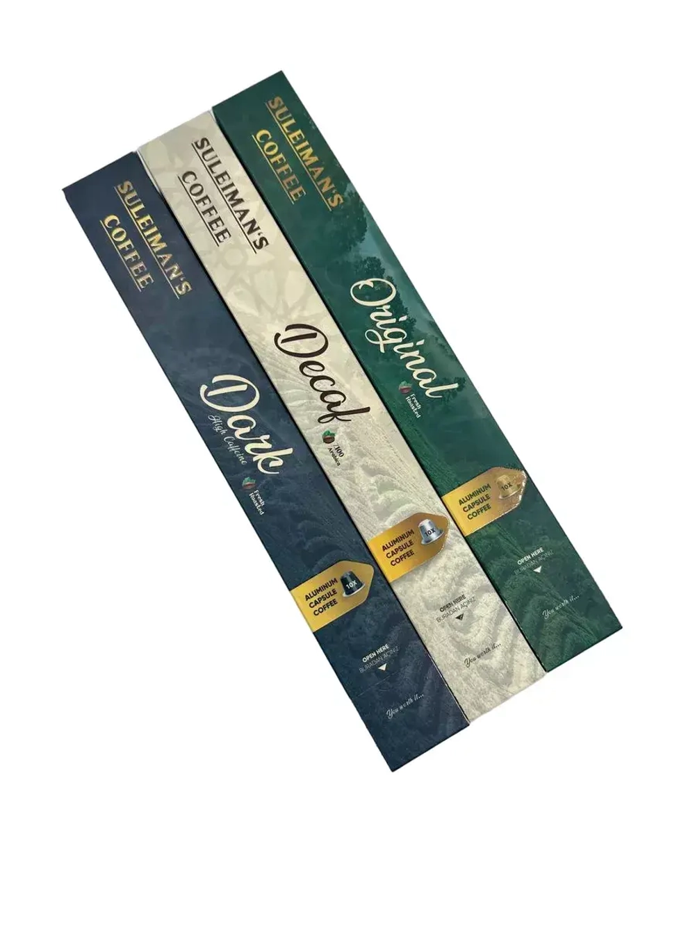 Кофе в капсулах Suleimans, 3 уп по 10 шт