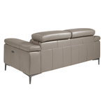 2-х местный диван 6121/5320-2P с обивкой из кожи и механизмом relax