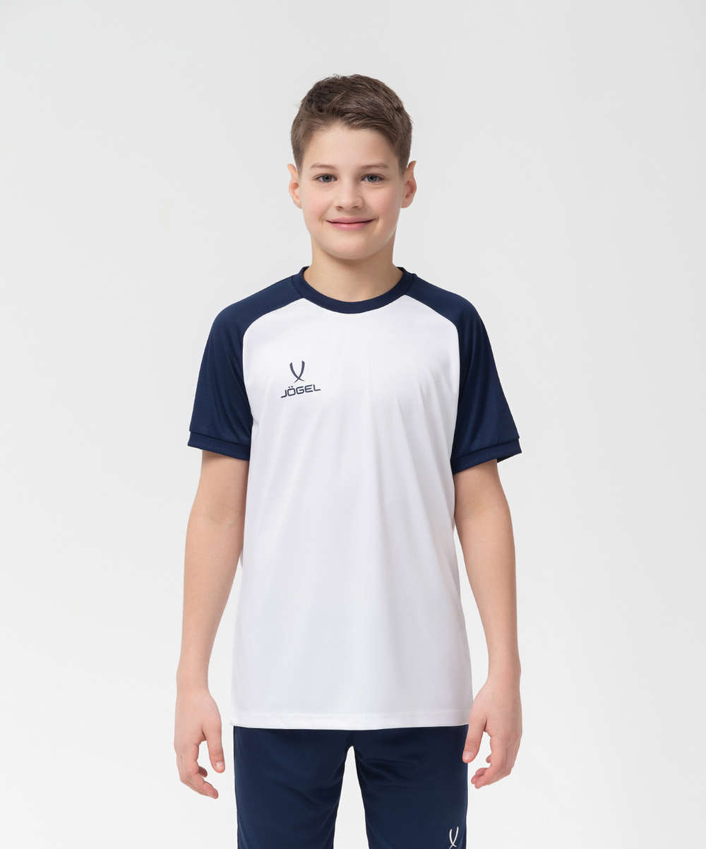 Футболка игровая CAMP Reglan Jersey, белый/темно-синий, детский