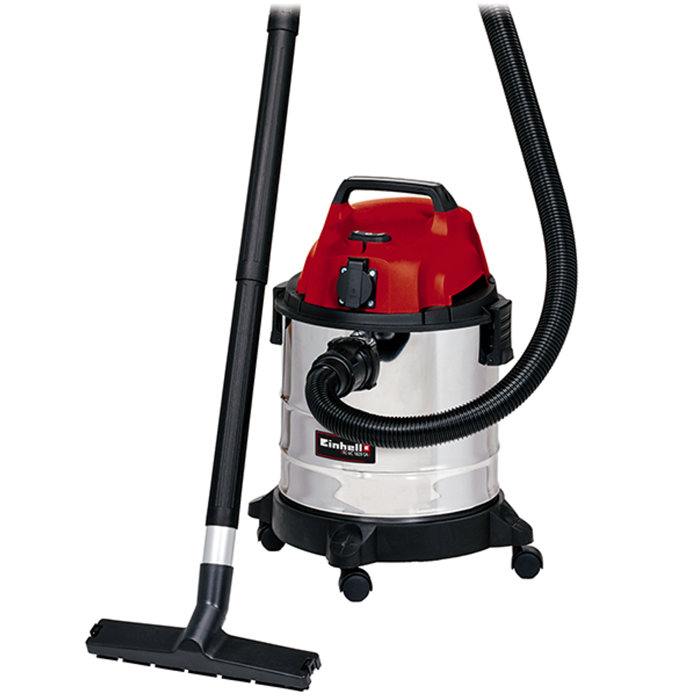 Пылесос строительный Einhell TC-VC 1820SA 1,25кВт 180мбар 20л нерж., розетка