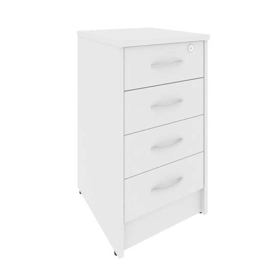 Riva Тумба приставная с фолдингом (4 ящика, с замком) А.ТП-4F-S  412*450*750