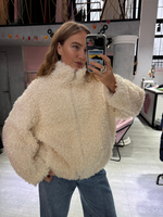 Шуба White sheep молочный