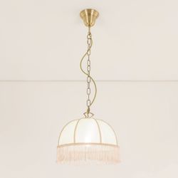 Citilux Базель CL407111 Подвесной светильник с бежевым абажуром