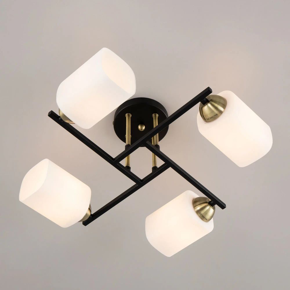 Citilux Генри CL130245 Люстра потолочная Чёрная