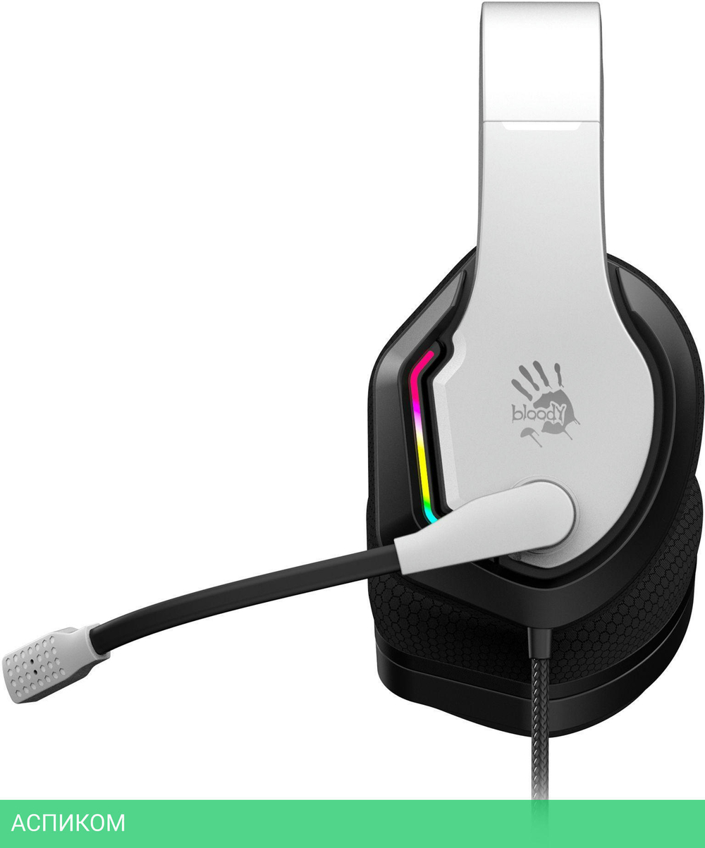 Наушники A4Tech Bloody G260p белый/черный