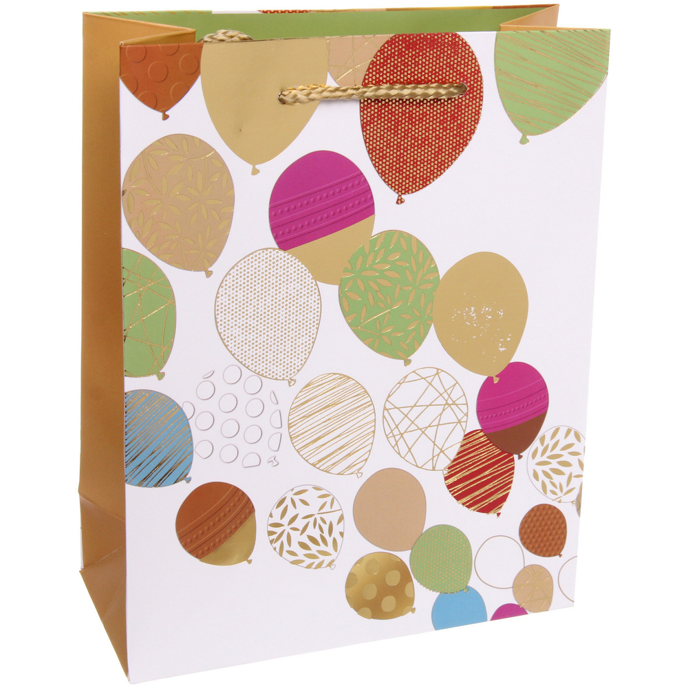 Пакет подарочный «Воздушные шарики» 18*23*8 см, микс
