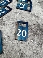 Номерки для гардероба 3х5 см