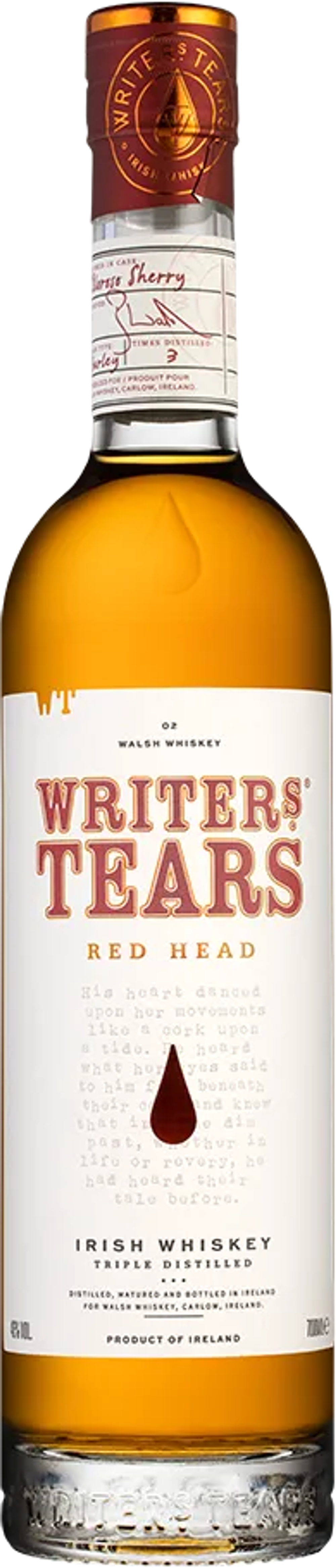 Виски Writer's Tears Red Head, 0.7 л