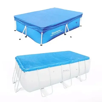 Чехол для прямоугольных каркасных бассейнов 221*150 см Bestway (58103)