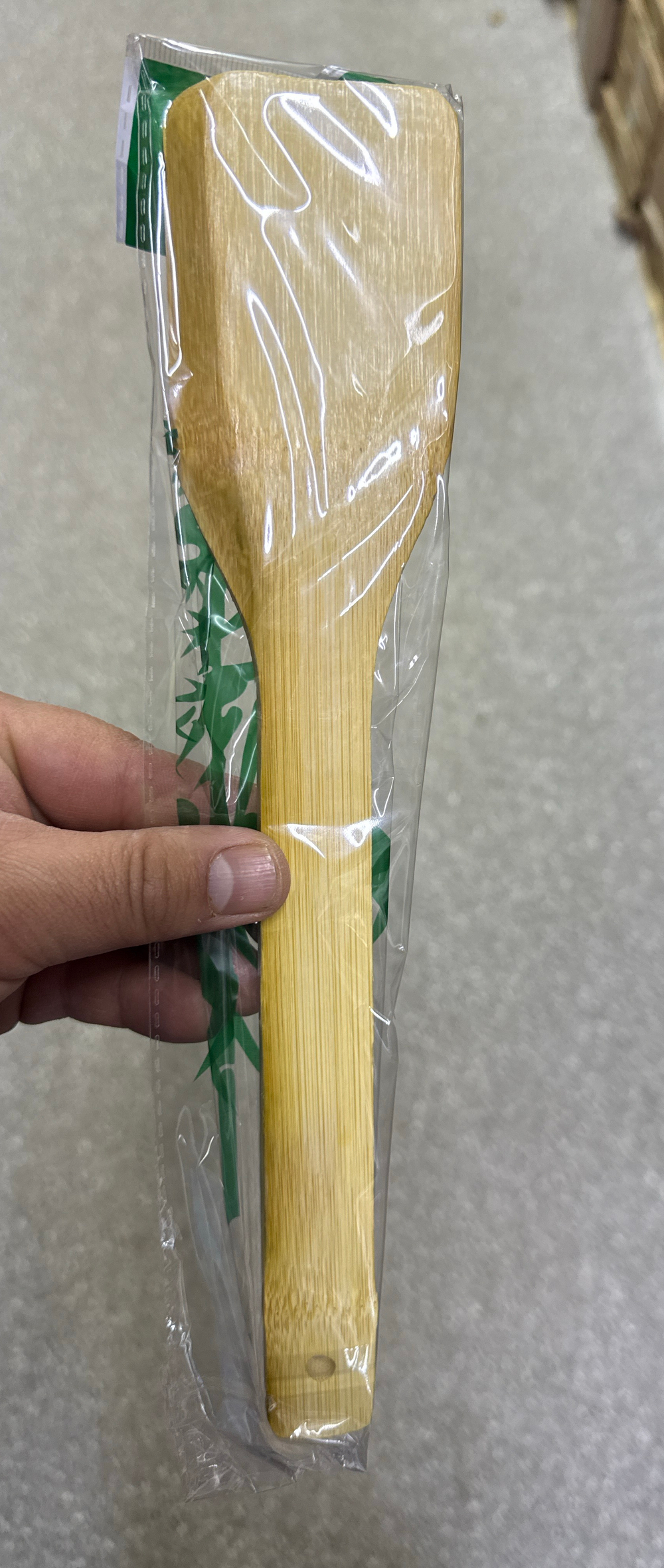 Лопата деревянная бамбук