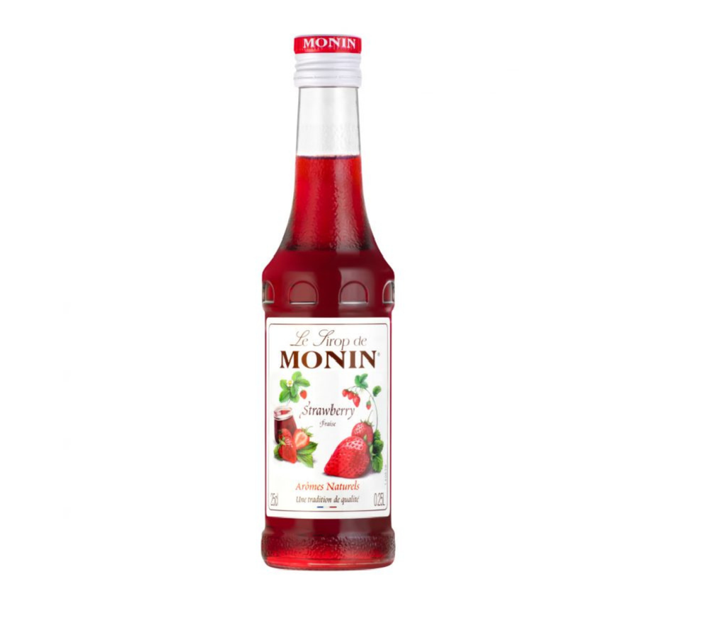 Monin Клубника “STRAWBERRY”, стекло, 0,25л.