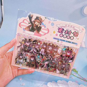 Прозрачные стикеры "Genshin Impact / Геншин - Ху Тао"